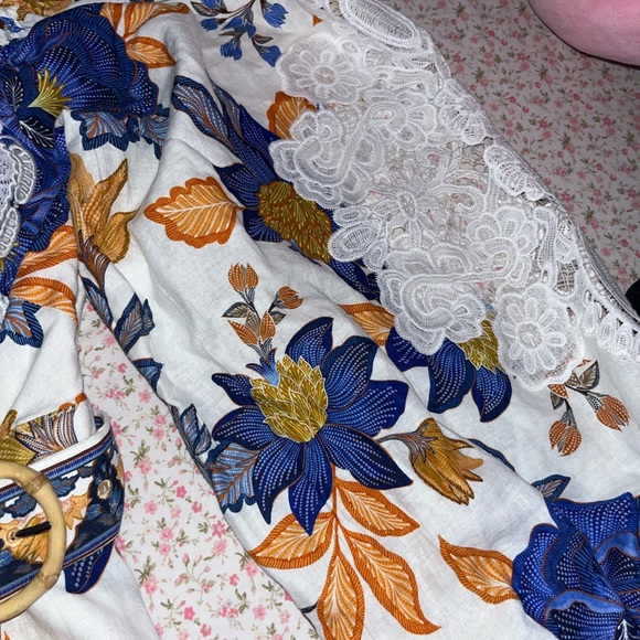 FARM Rio romper with the cutest florals and lace designs😻😻 - Picture 3 of 8